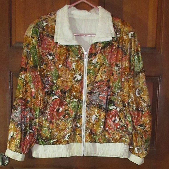 Unbranded | Jackets & Coats | Vintage Lightweight Fancy Jacket Large ...